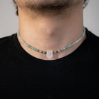Amazonite & Rose Quartz Necklace – crystal – Corona Charms