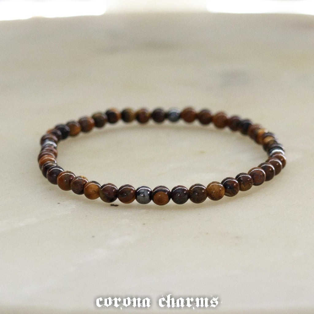 Brown Tiger Eye Crystal Bracelet