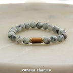 Handmade Winter Crystal Bracelet, Gemstone Bead Jewelry, Gift for Him – XS crystal – Corona Charms