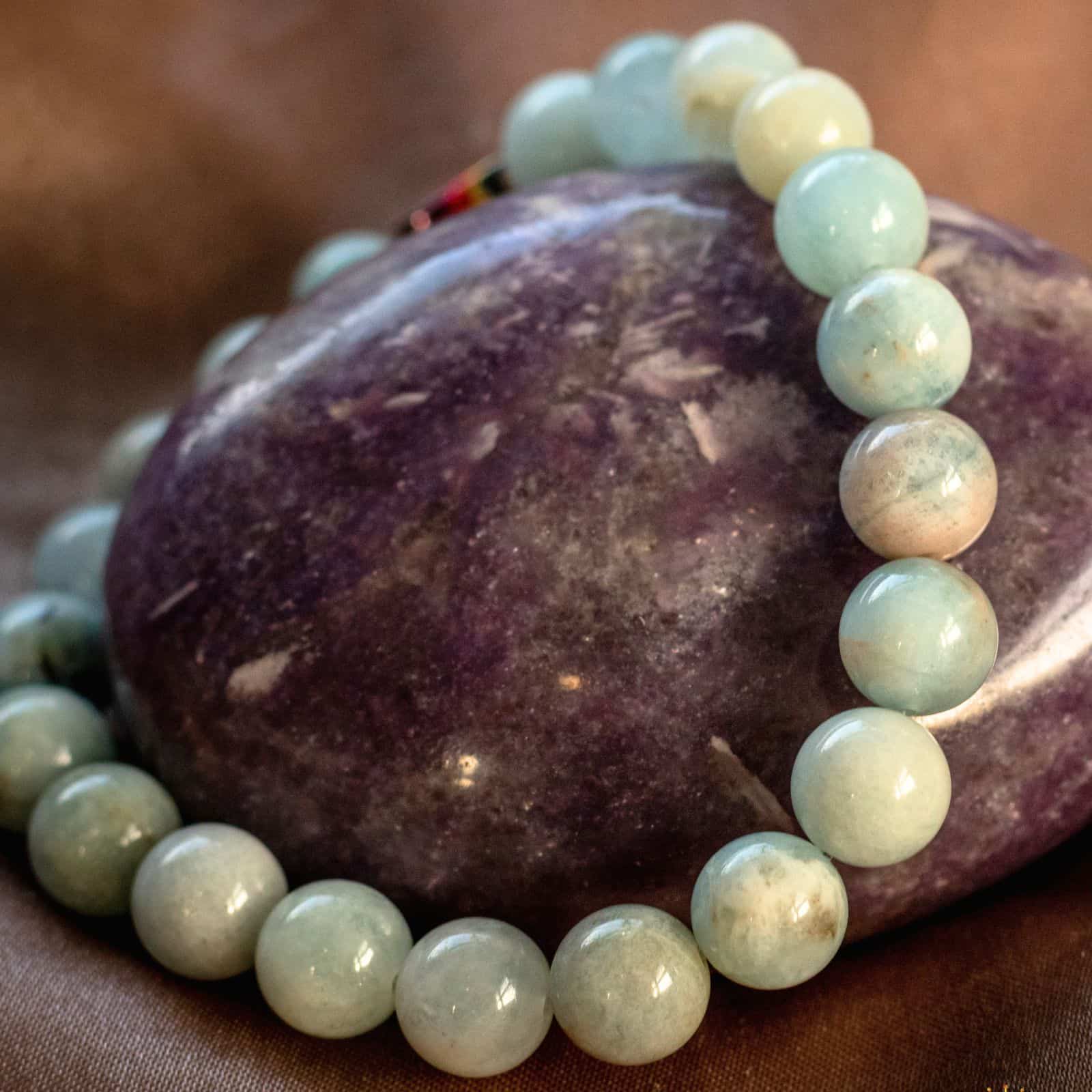 Heart Besties Gemstone Friendship Bracelet – XS crystal – Corona Charms