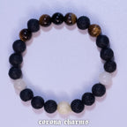 Men's Crystal Bracelet, Healing Stone, Grounding Energy, Masculine Jewelry – XS crystal – Corona Charms