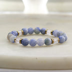 Spiritual Connection Necklace – Blue crystal – Corona Charms