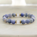Spiritual Connection Necklace – Blue crystal – Corona Charms